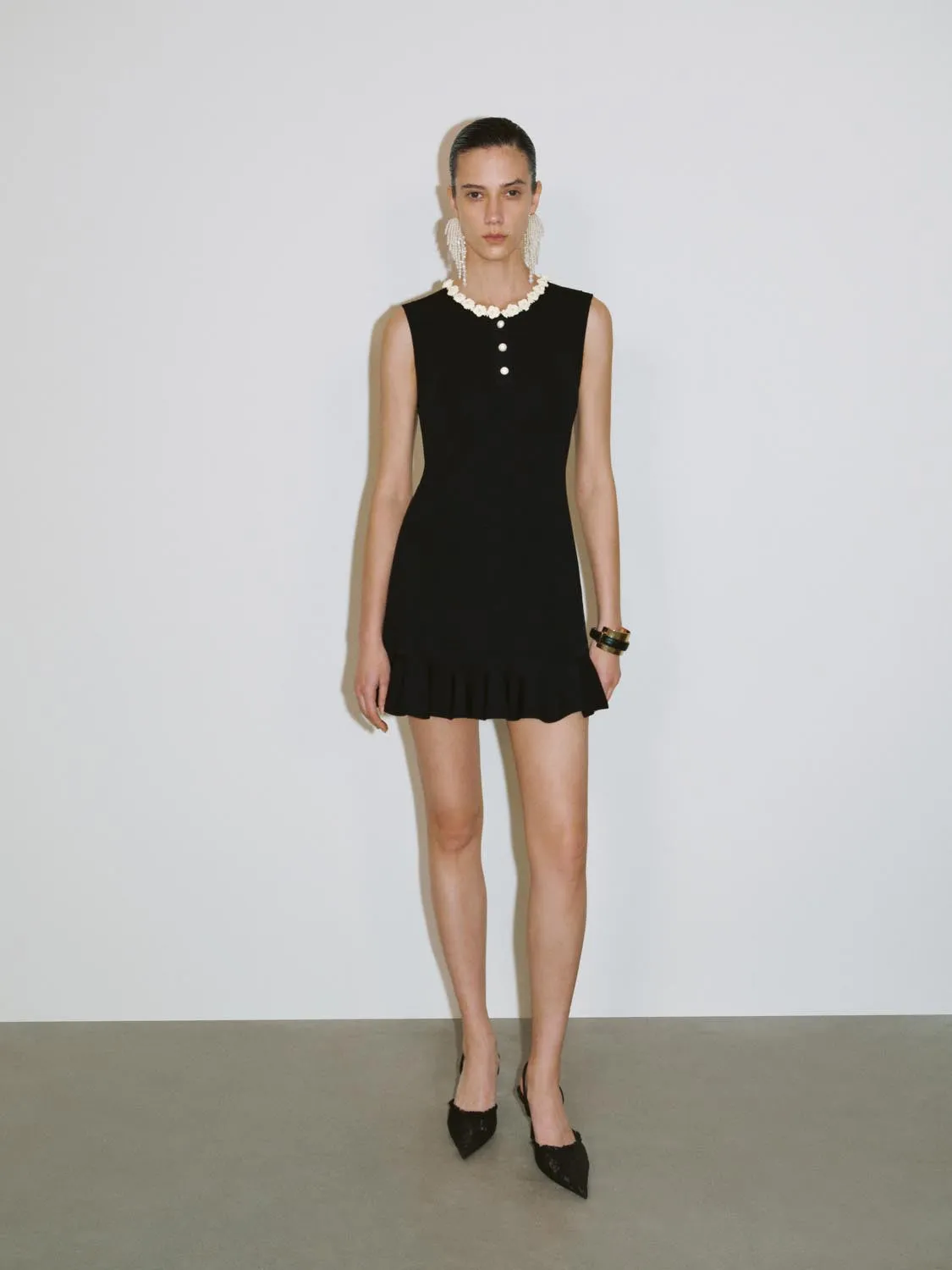 Sleeveless Knitted Mini Dresses sold by Urban Revivo product image thumbnail 4