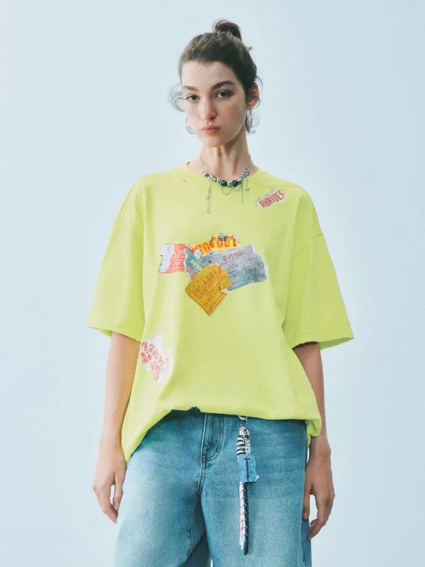 Printed Short Sleeve T-Shirts sold by Urban Revivo