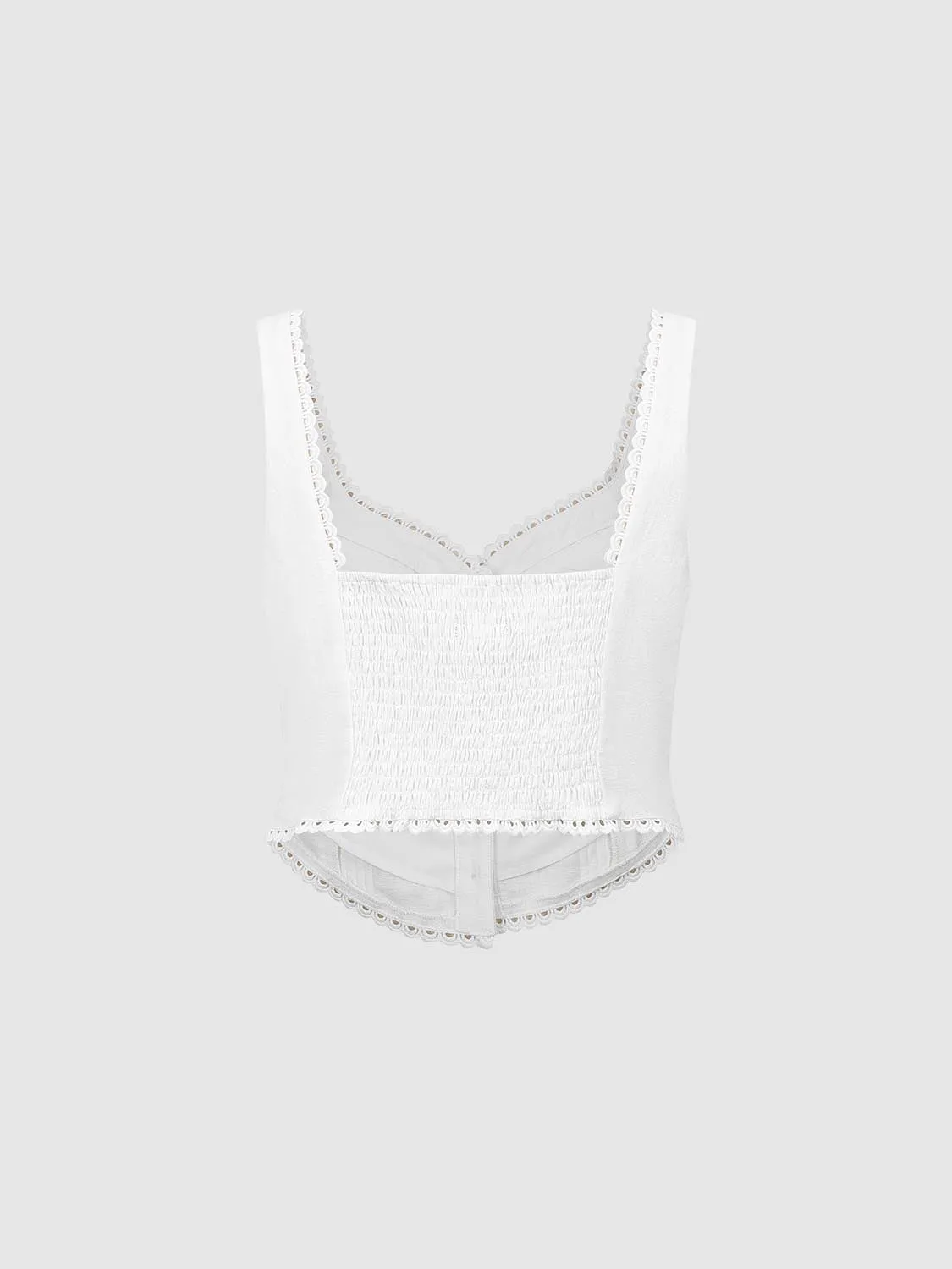 Lace Trim Cami Tops sold by Urban Revivo product image thumbnail 2