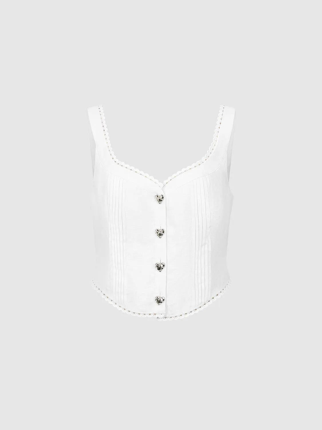 Lace Trim Cami Tops sold by Urban Revivo product image thumbnail 3