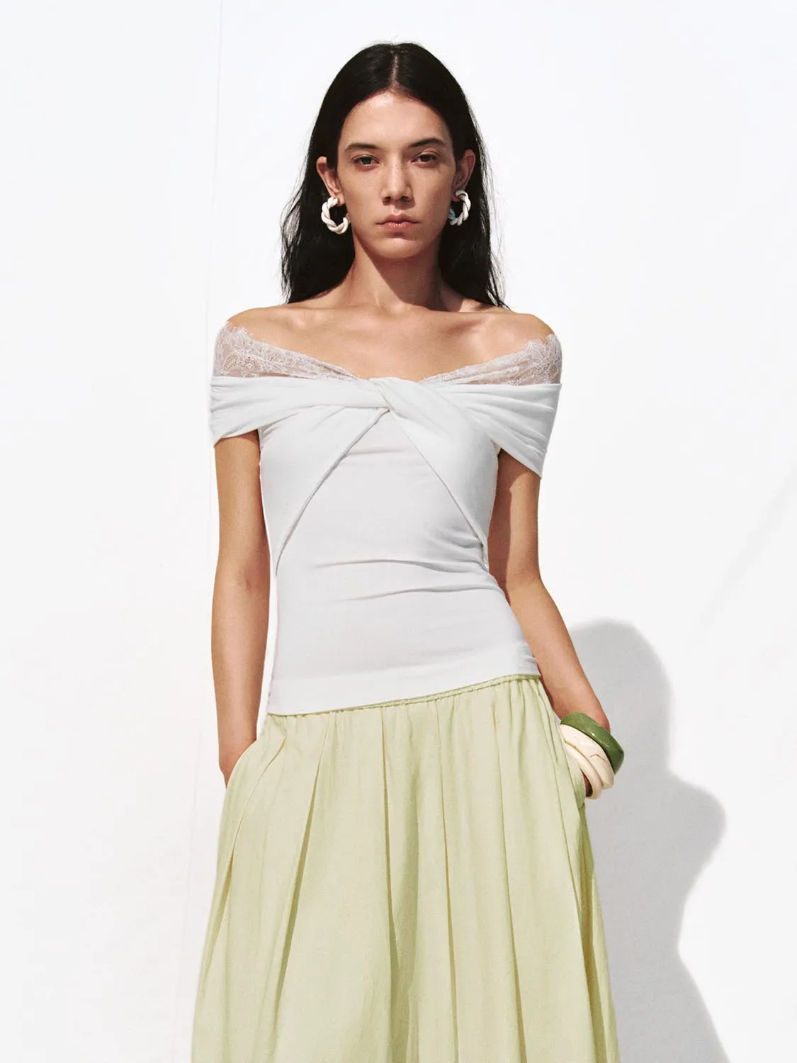 Off Shoulder Blouses sold by Urban Revivo