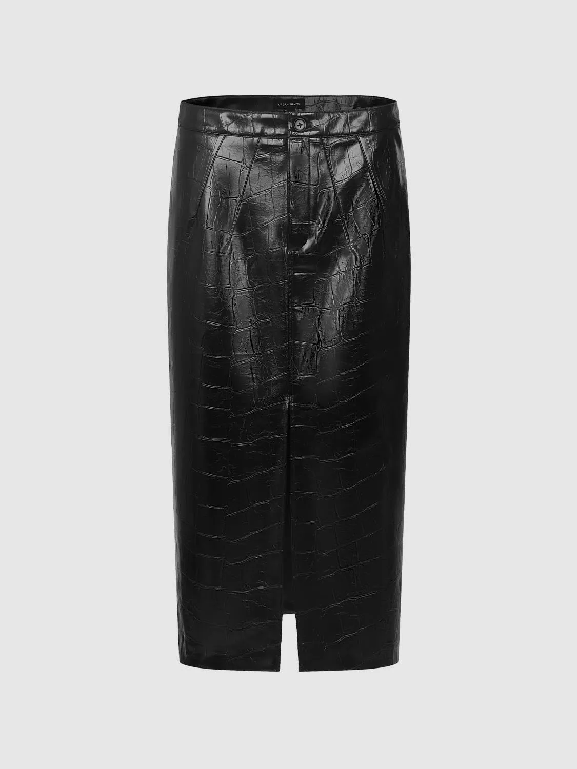 Vegan Leather Straight Skirts sold by Urban Revivo product image thumbnail 2