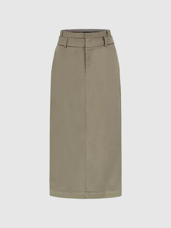 Straight Maxi Skirts sold by Urban Revivo