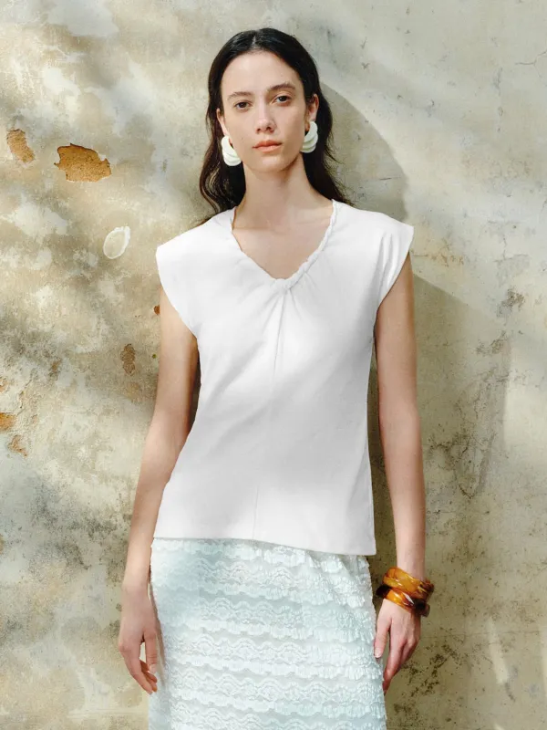 Cap Sleeve T-Shirts sold by Urban Revivo