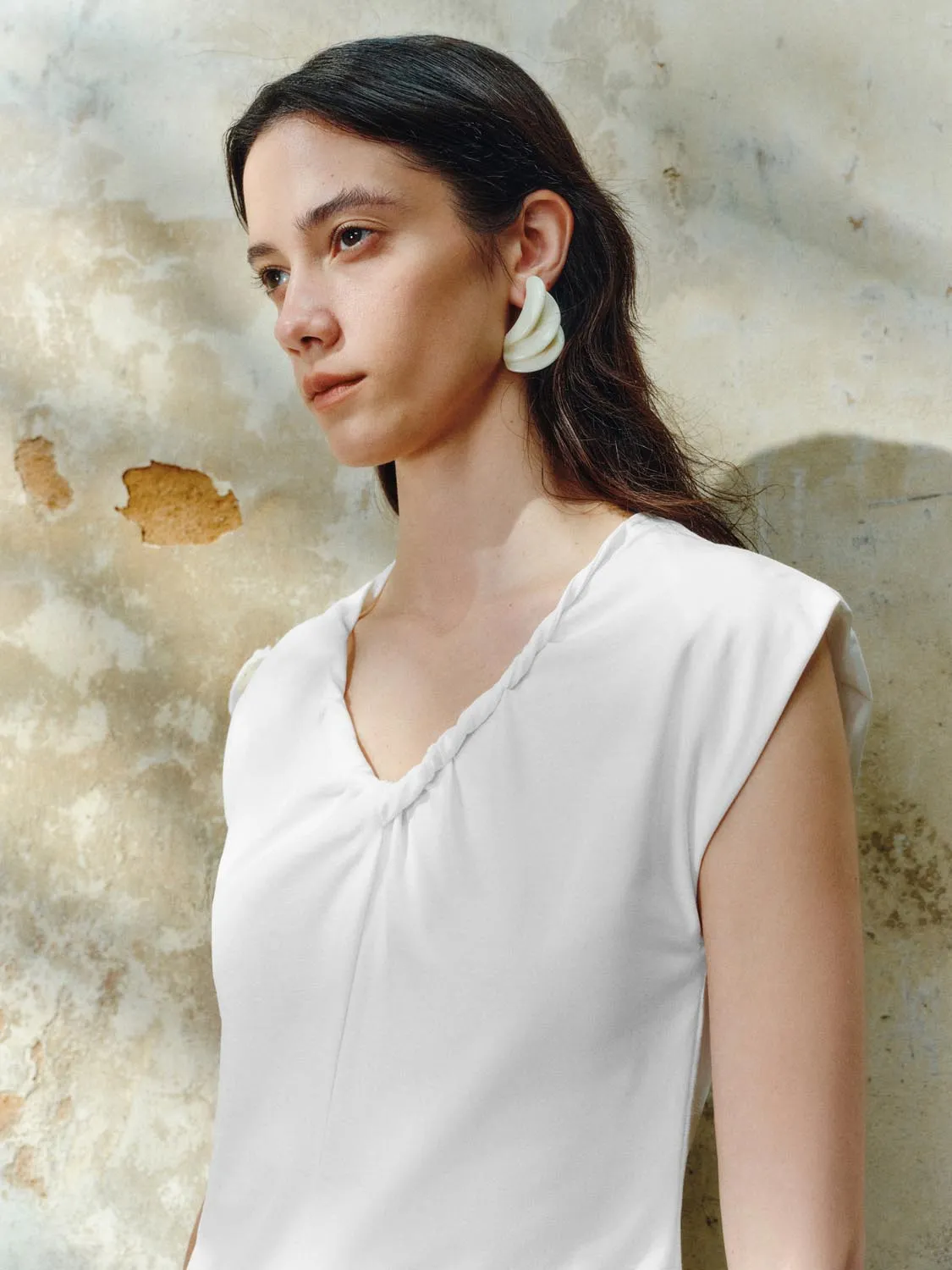 Cap Sleeve T-Shirts sold by Urban Revivo product image thumbnail 3