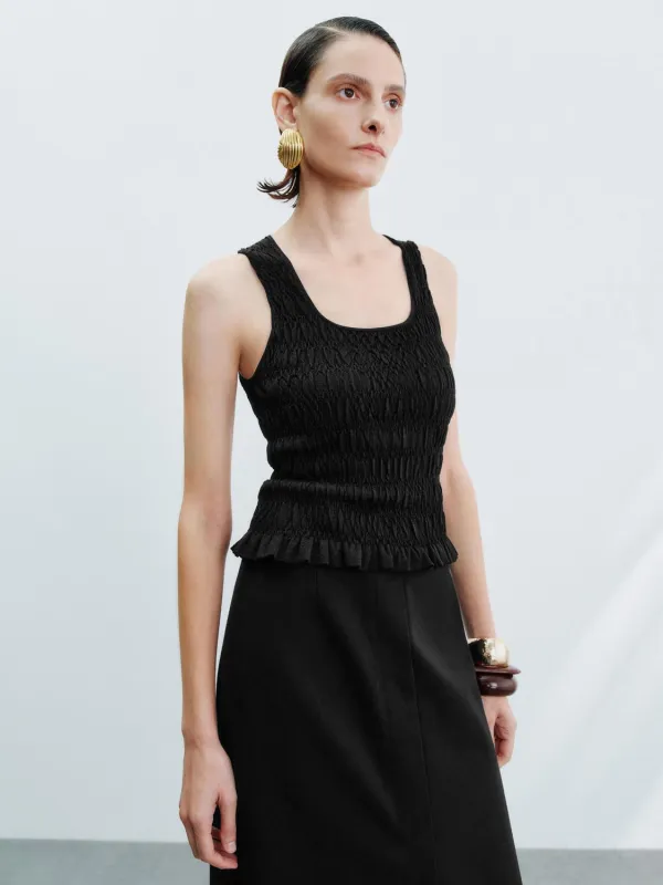 Knitted Sleeveless T-Shirts sold by Urban Revivo