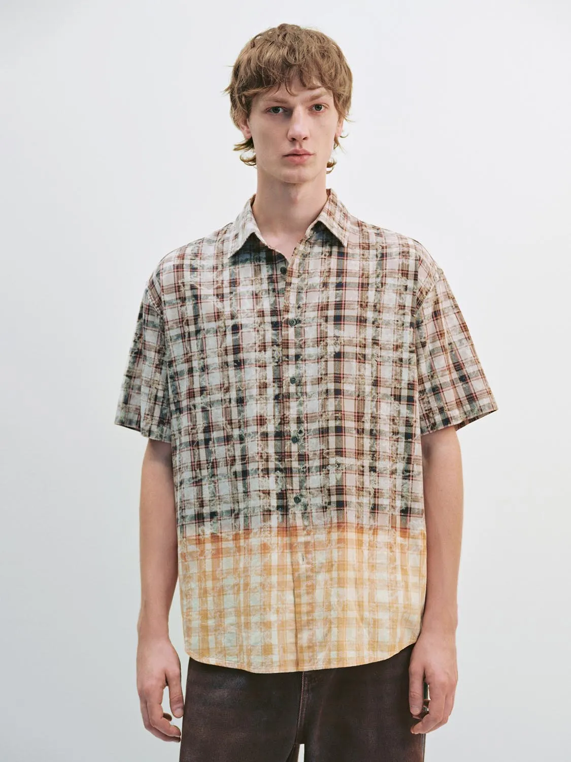 Color Block Short Sleeve Shirts sold by Urban Revivo