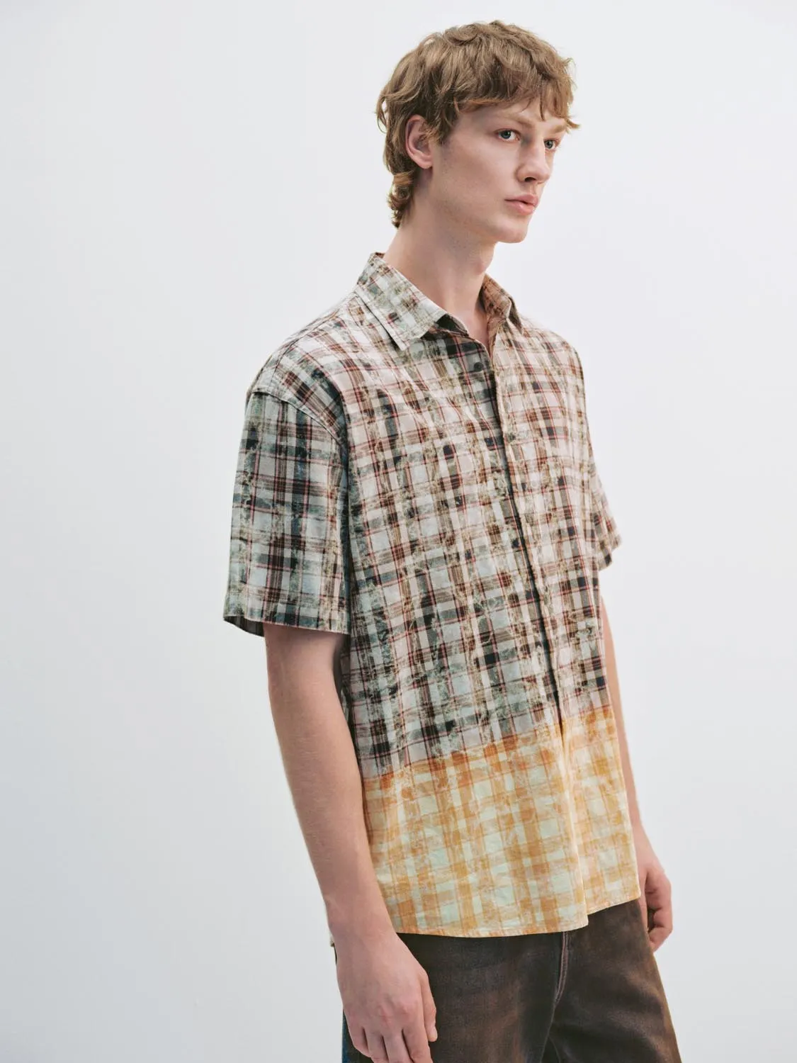 Color Block Short Sleeve Shirts sold by Urban Revivo product image thumbnail 2