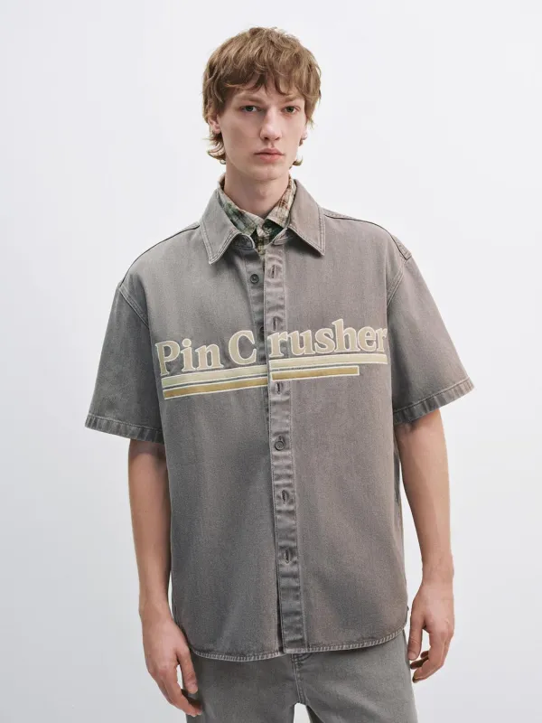 Denim Short Sleeve Shirts sold by Urban Revivo