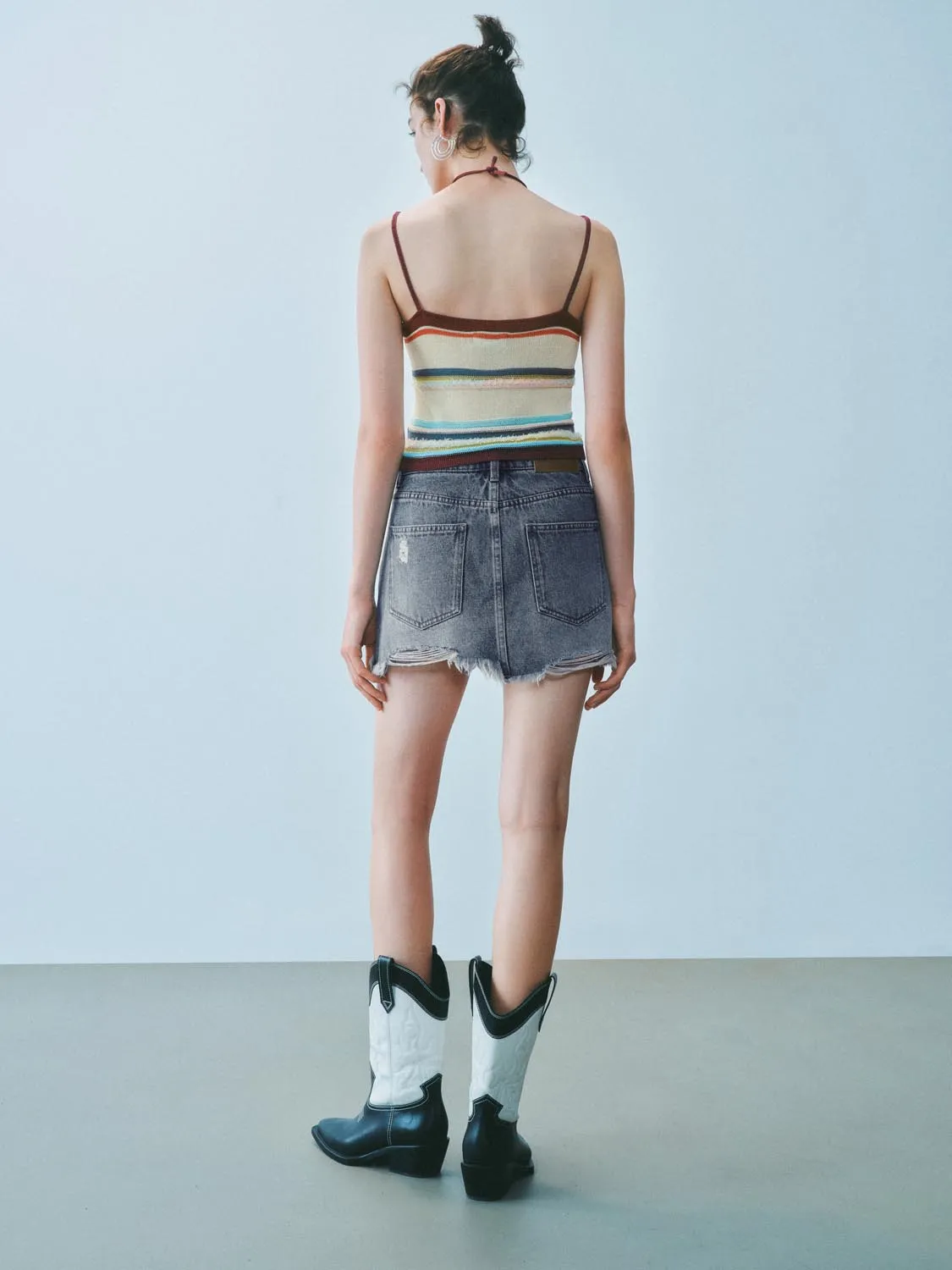 Denim Mini Skirts sold by Urban Revivo product image thumbnail 4