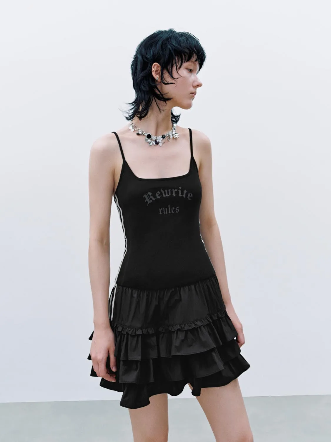 Camisole Ruffle Mini Dresses sold by Urban Revivo product image thumbnail 2