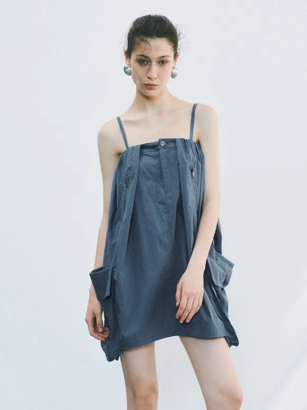 Camisole Loose Straight Dresses sold by Urban Revivo