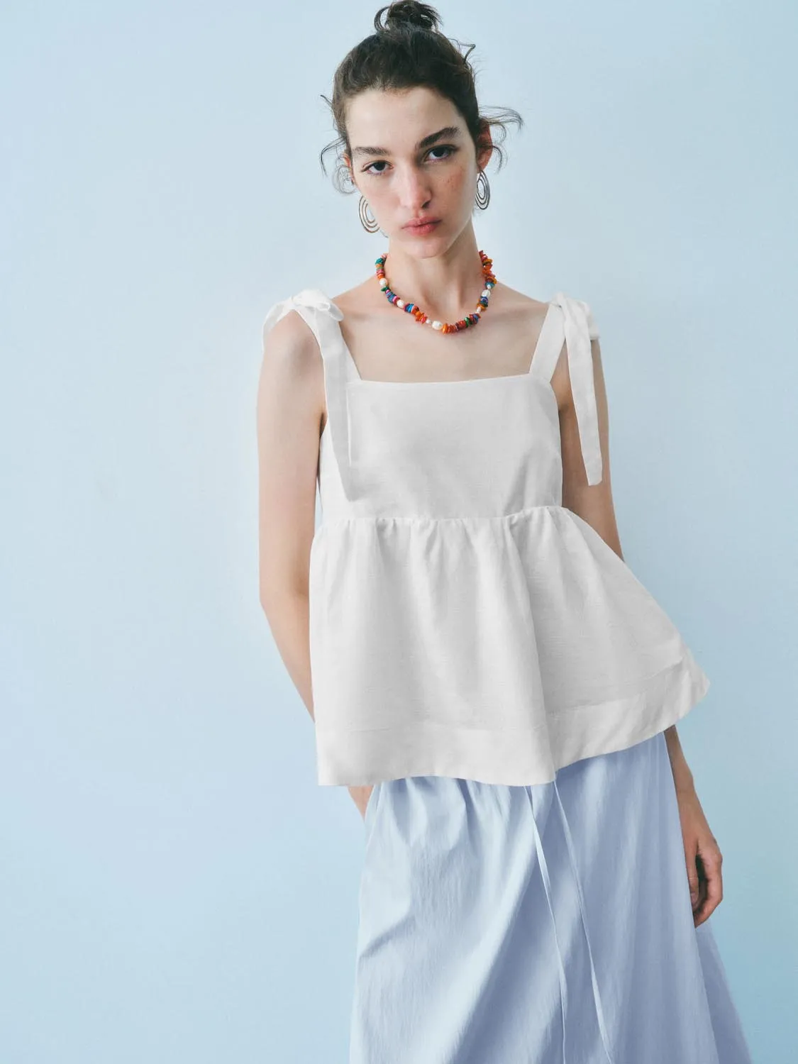Sleeveless Overhead Blouses sold by Urban Revivo product image thumbnail 2