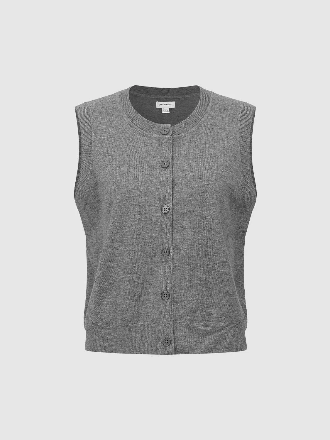 Knitted Sleeveless Cardigans sold by Urban Revivo product image thumbnail 5