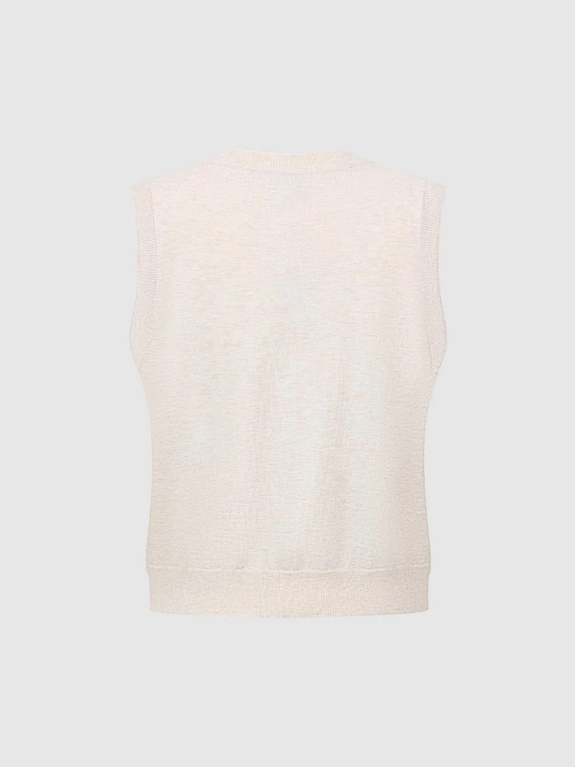 Knitted Sleeveless Cardigans sold by Urban Revivo product image thumbnail 2