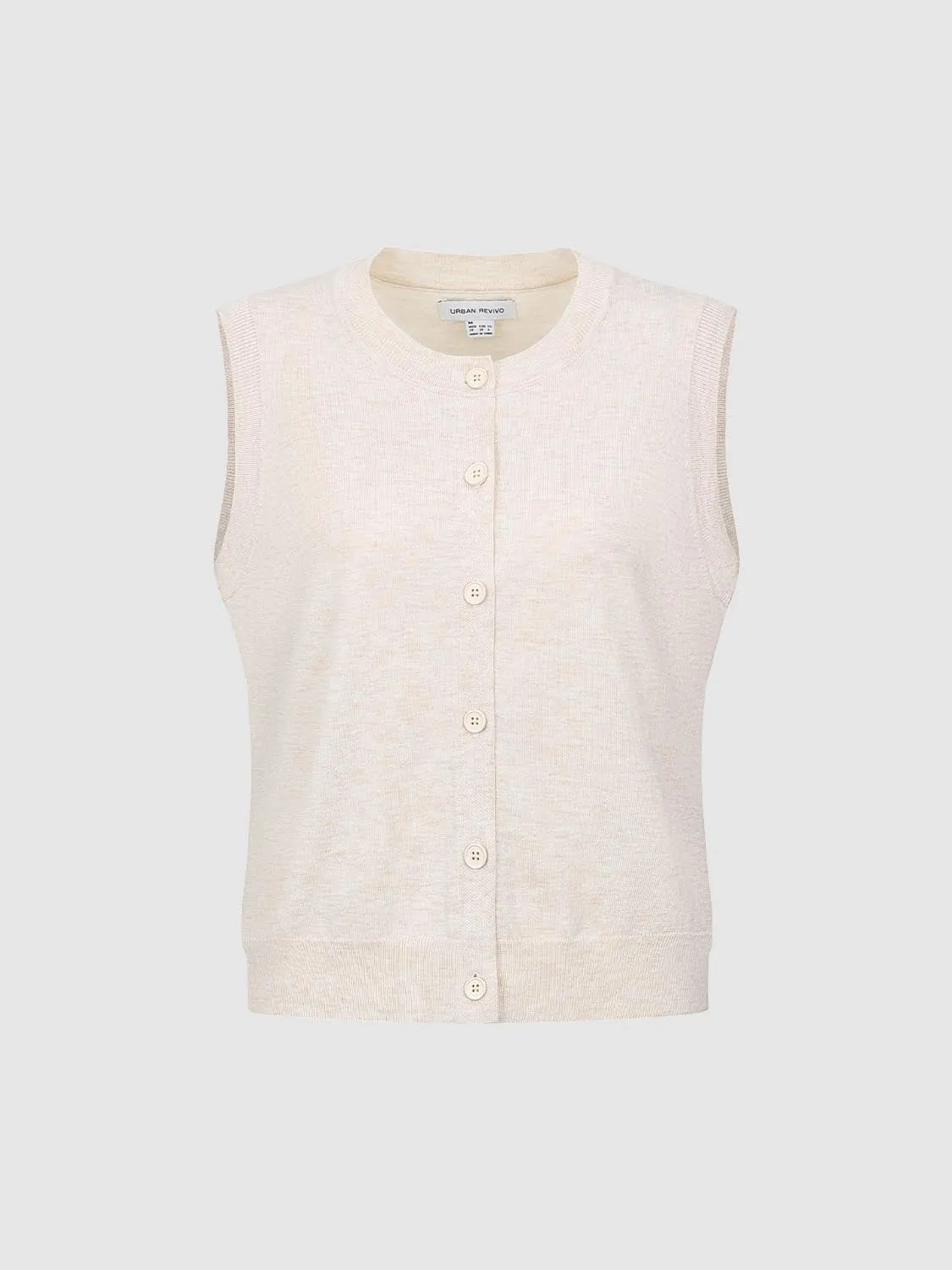 Knitted Sleeveless Cardigans sold by Urban Revivo
