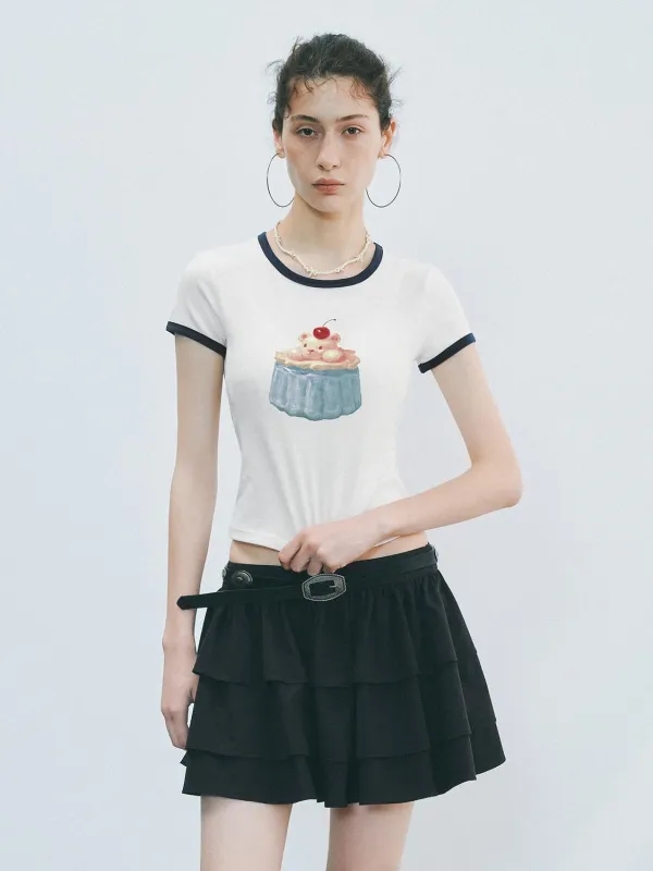 Cropped Short Sleeve T-Shirts sold by Urban Revivo