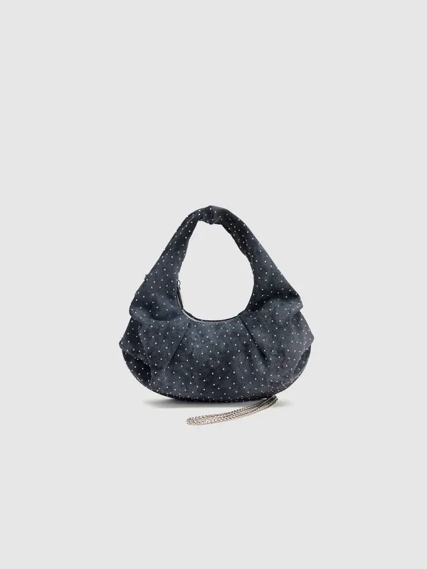 Dotted Hobo Shoulder Bags sold by Urban Revivo