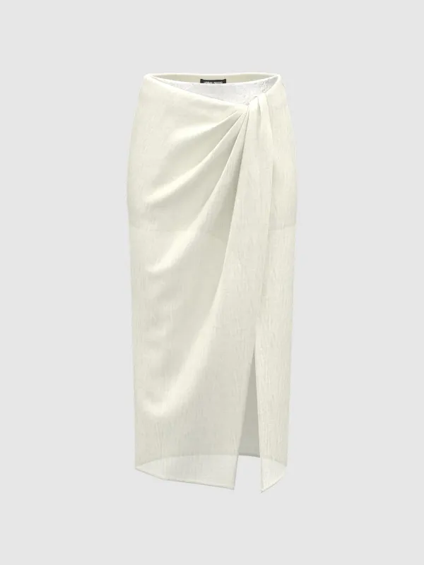 Draped Straight Skirts sold by Urban Revivo