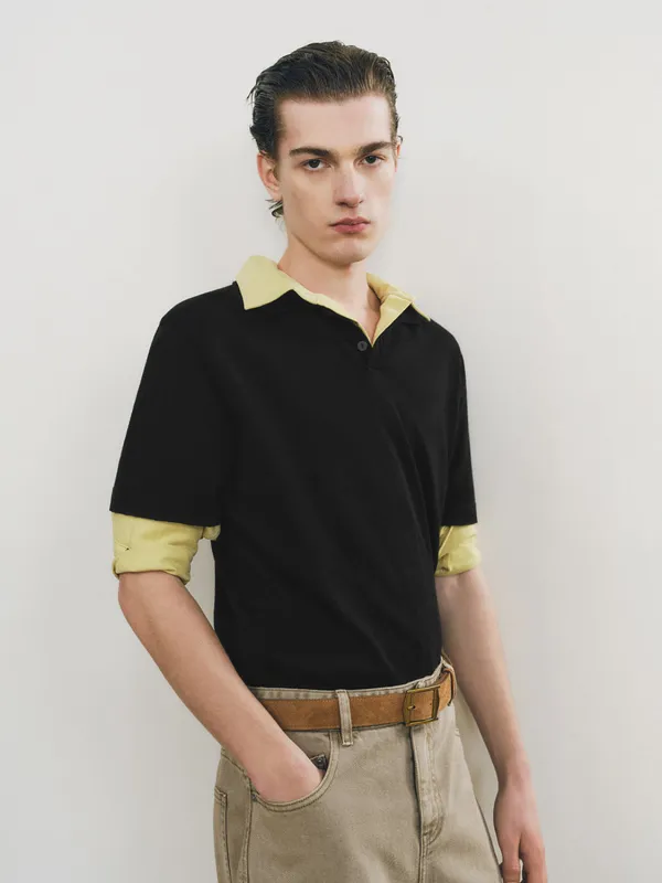Knitted Short Sleeve T-Shirts sold by Urban Revivo