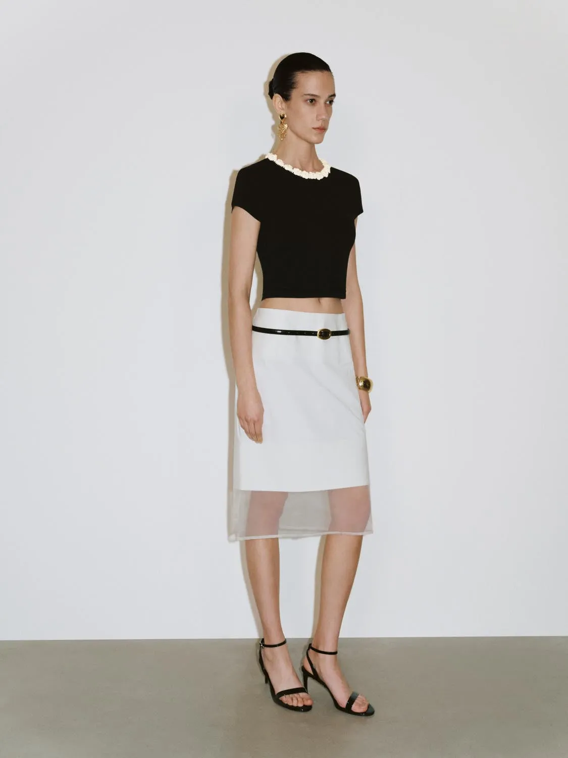 Knitted Short Sleeve T-Shirts sold by Urban Revivo product image thumbnail 5