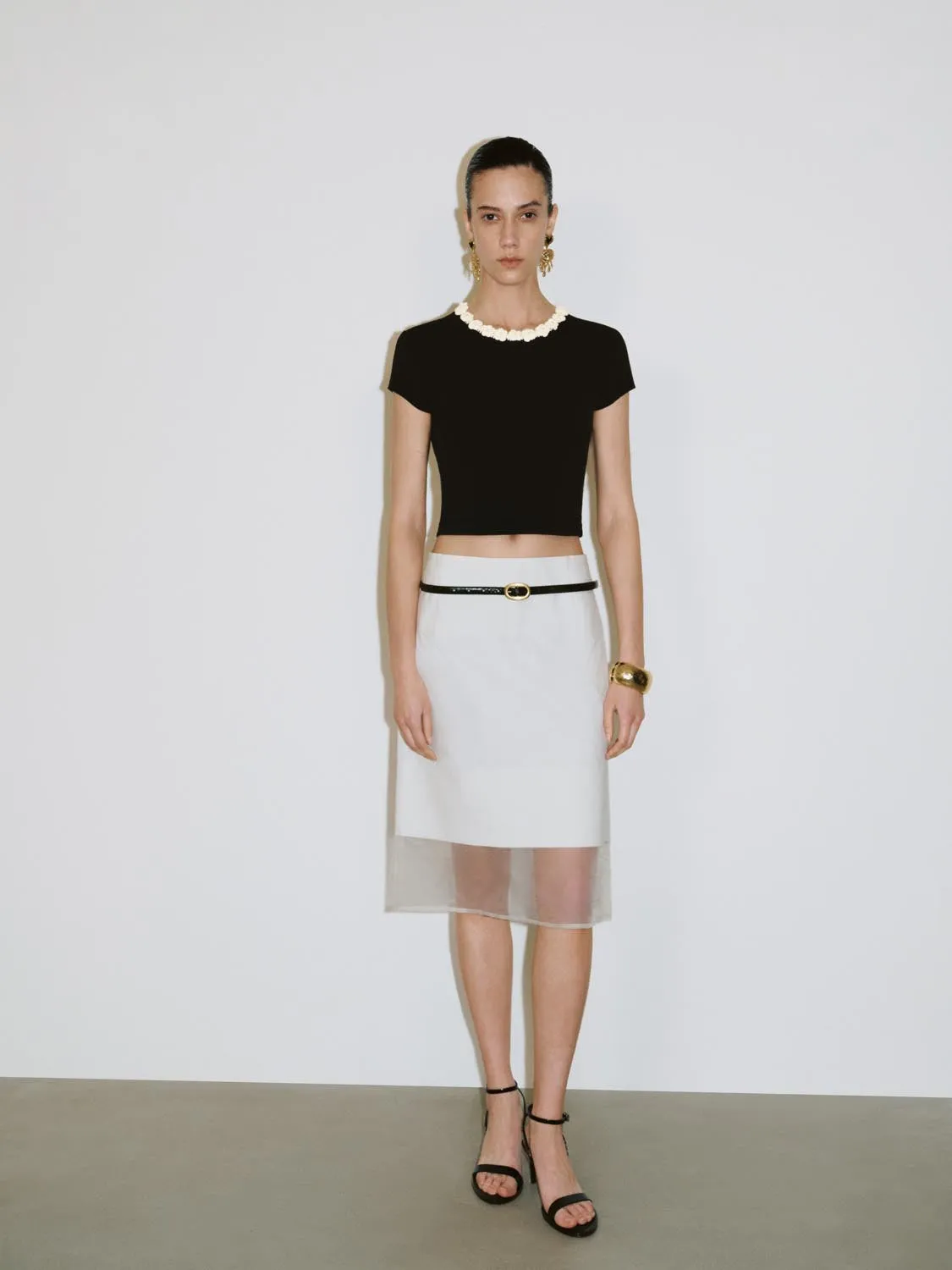 Knitted Short Sleeve T-Shirts sold by Urban Revivo product image thumbnail 4