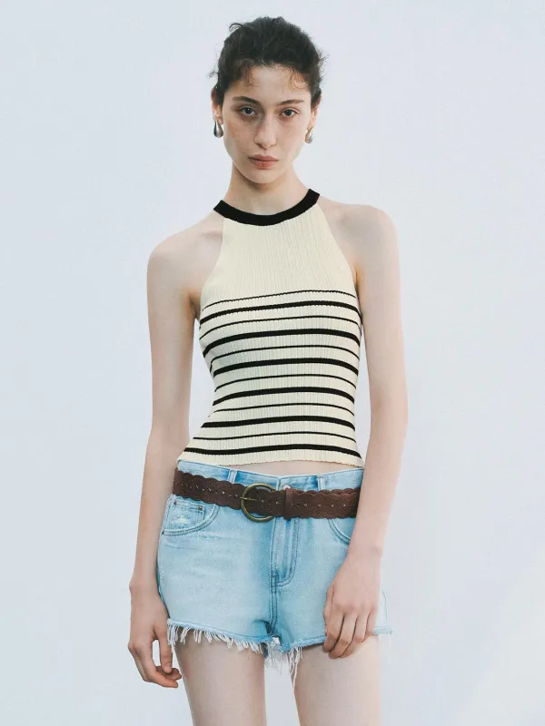 Knitted Striped Tops sold by Urban Revivo