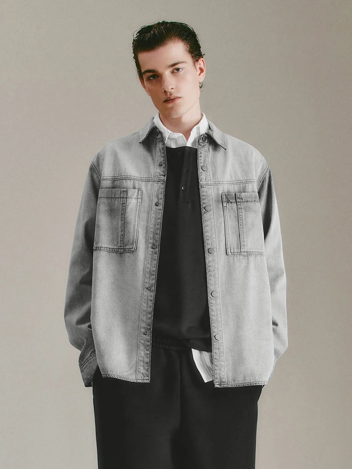 Loose Denim Shirts sold by Urban Revivo