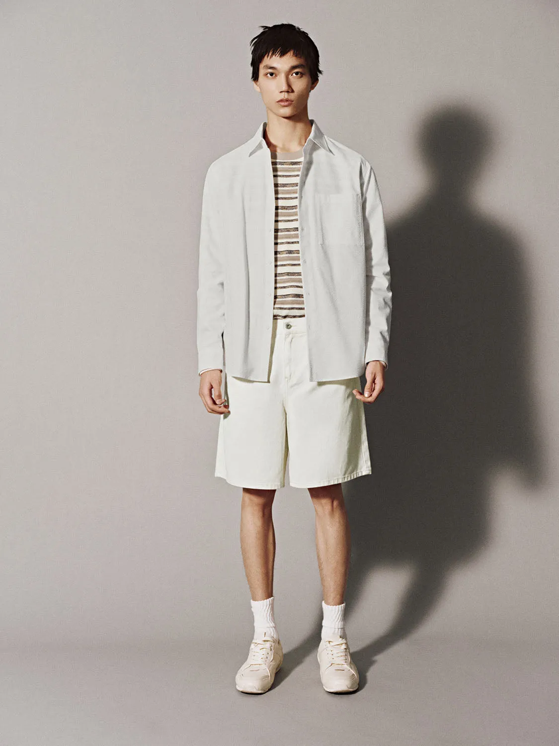 Loose Long Sleeve Shirts sold by Urban Revivo product image thumbnail 4