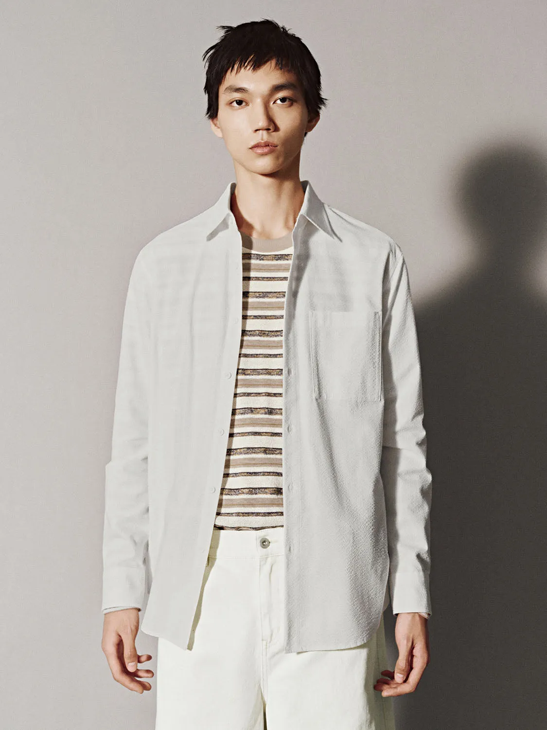 Loose Long Sleeve Shirts sold by Urban Revivo