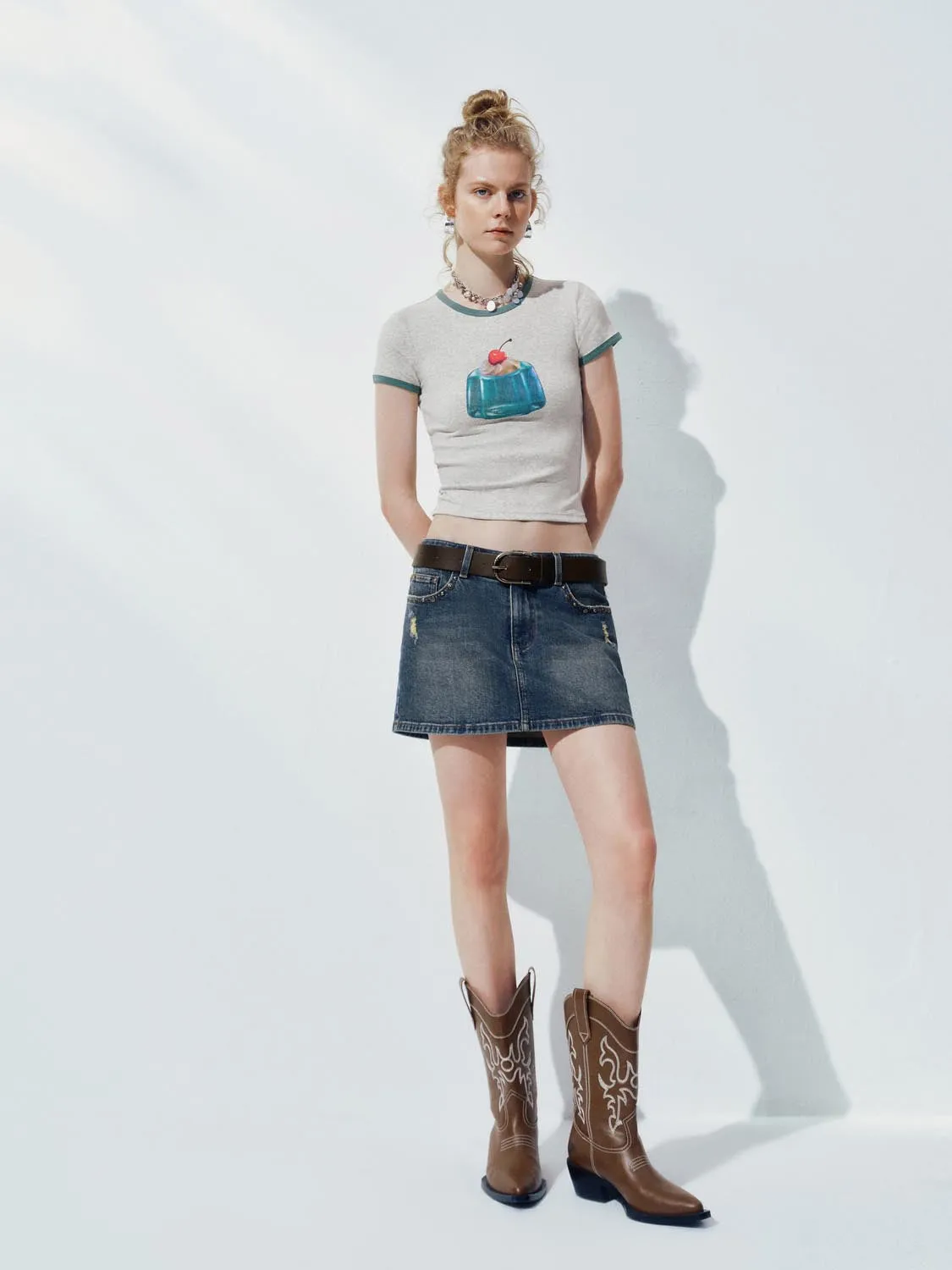 Short Sleeve T-Shirts sold by Urban Revivo product image thumbnail 4