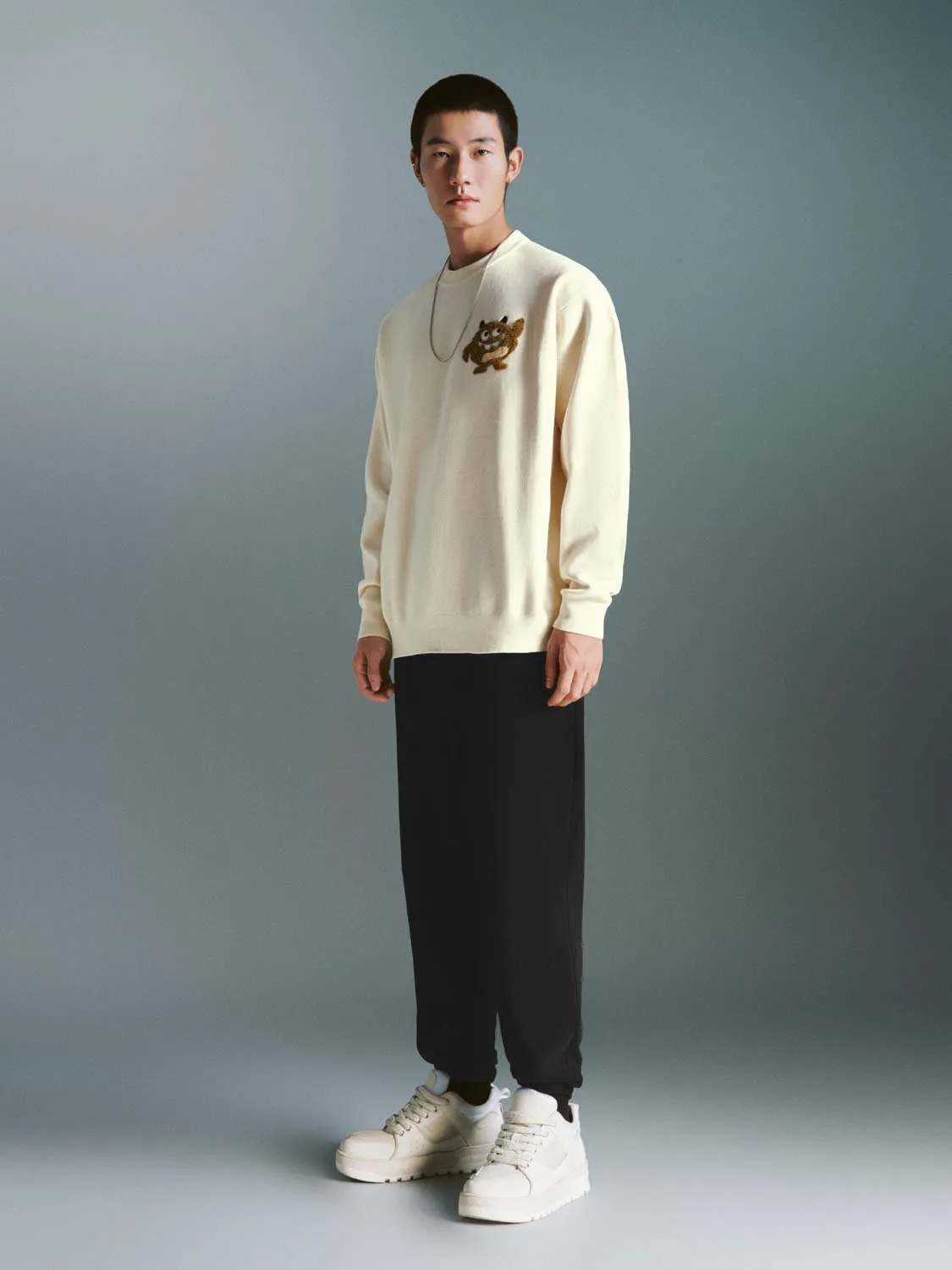 Knitted Long Sleeve T-Shirts sold by Urban Revivo product image thumbnail 4