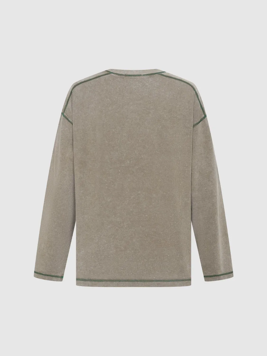 Printed Long Sleeve T-Shirts sold by Urban Revivo product image thumbnail 2