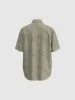 Flap Pocket Short Sleeve Shirts sold by Urban Revivo