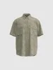 Flap Pocket Short Sleeve Shirts sold by Urban Revivo
