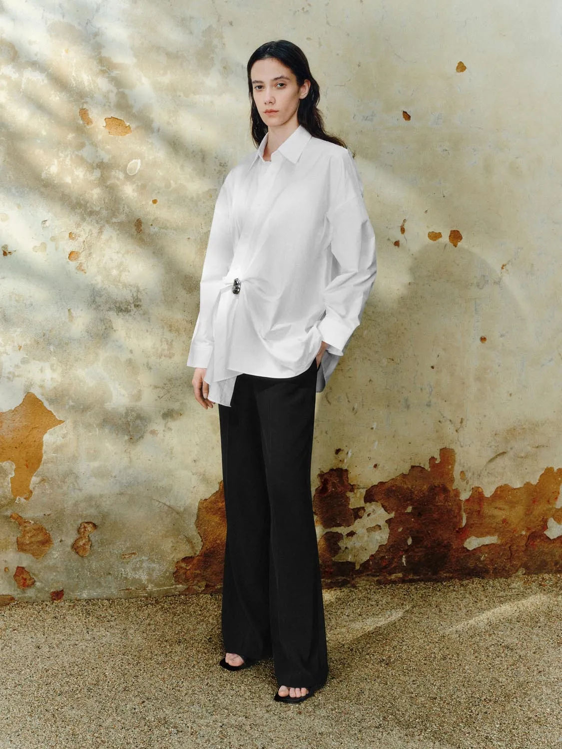 Metal Accent Long Sleeve Shirts sold by Urban Revivo product image thumbnail 5