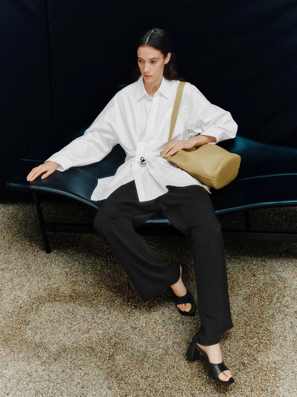 Metal Accent Long Sleeve Shirts sold by Urban Revivo product image thumbnail 2