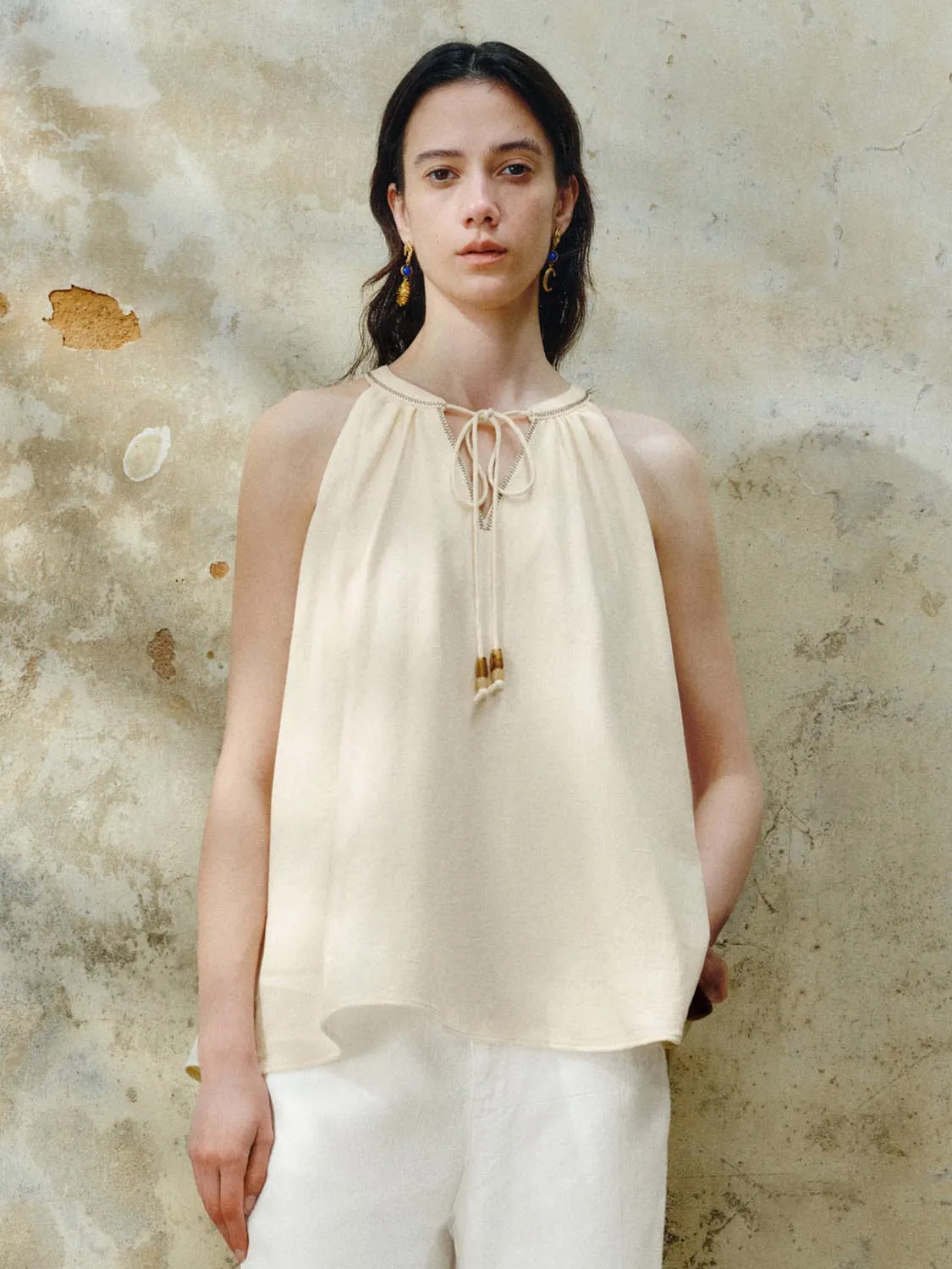 Overhead Halter Neck Blouses sold by Urban Revivo