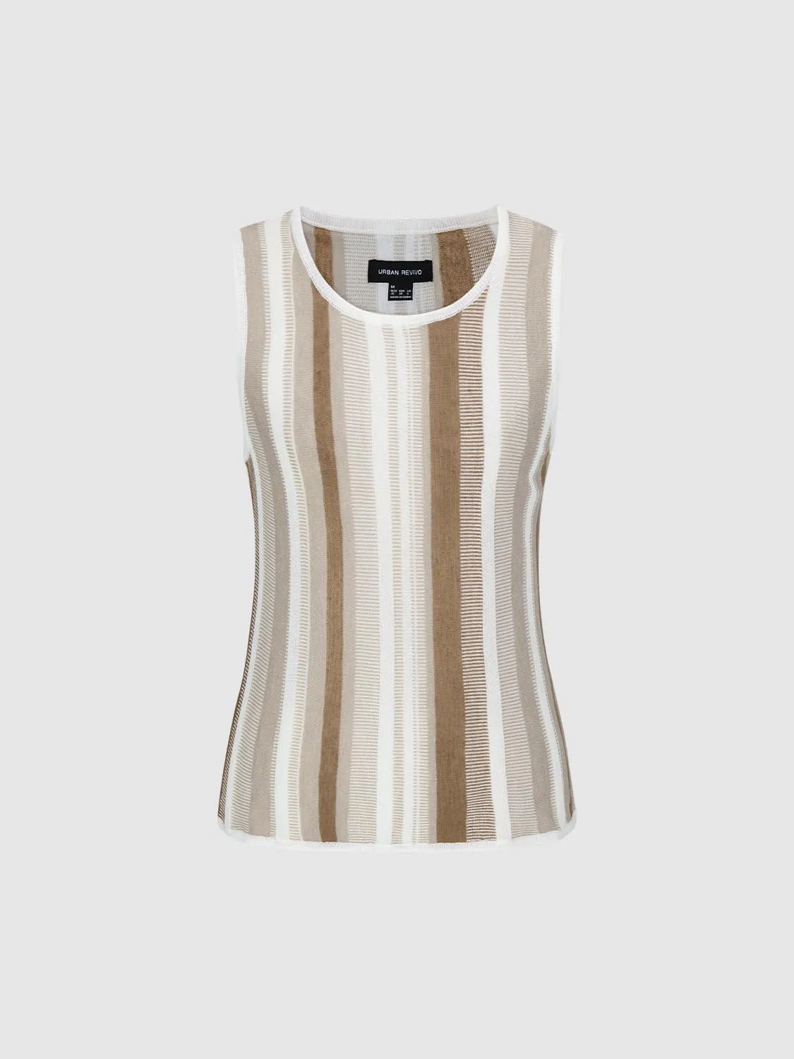 Knitted Striped T-Shirts sold by Urban Revivo