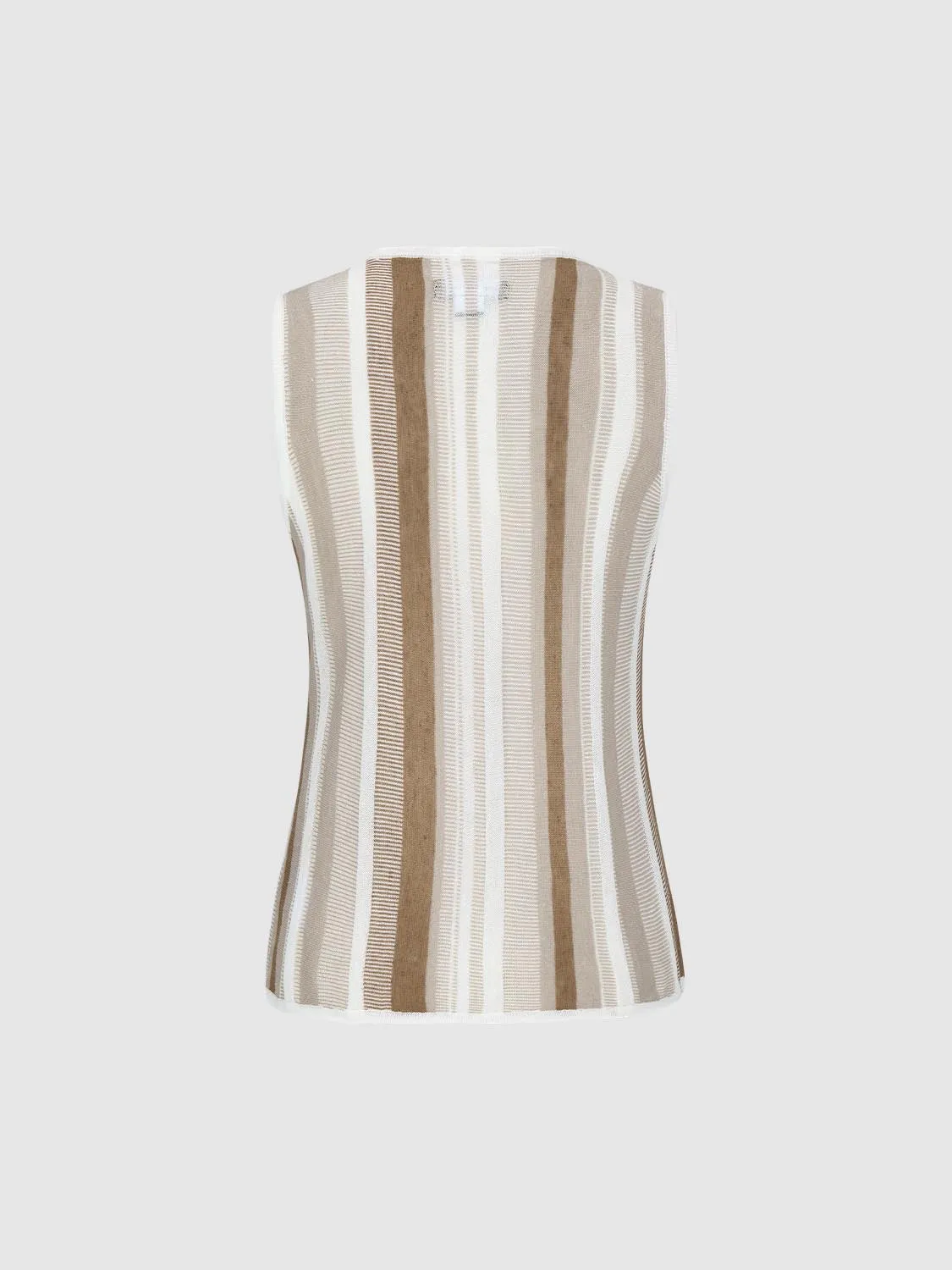 Knitted Striped T-Shirts sold by Urban Revivo product image thumbnail 2