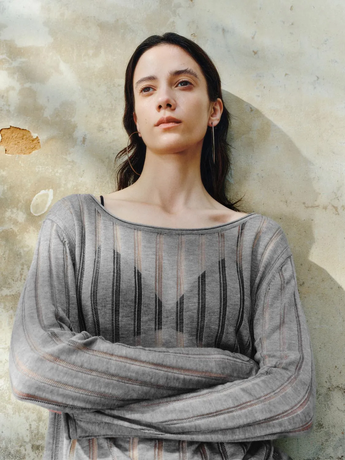 Sheer Knitted T-Shirts sold by Urban Revivo product image thumbnail 3