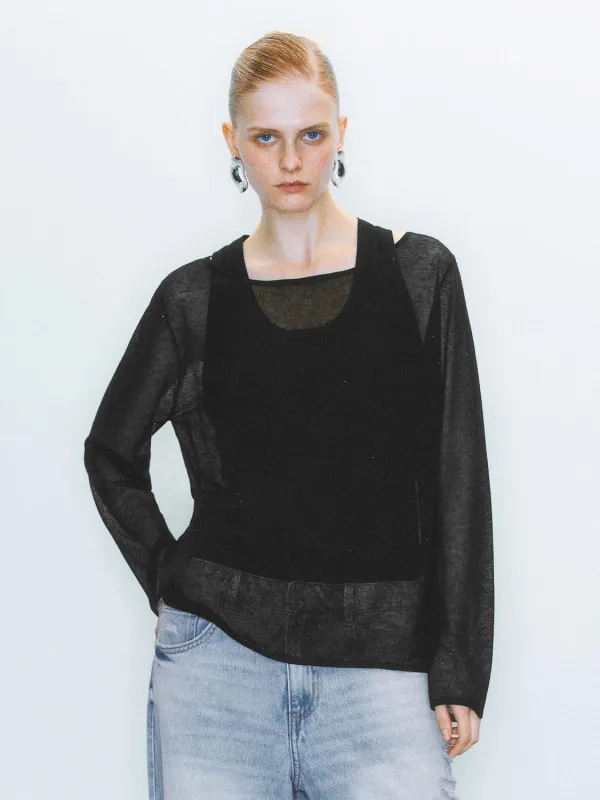 2 In 1 Knitted T-Shirts sold by Urban Revivo