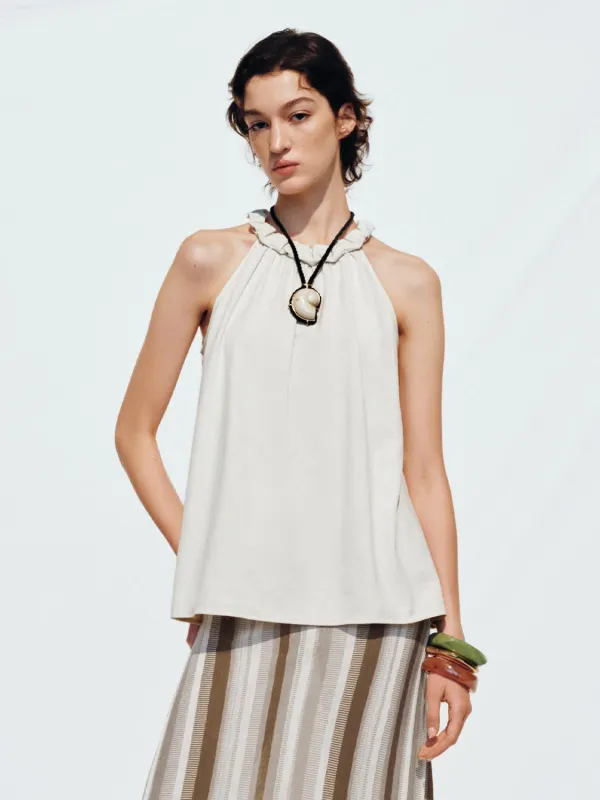 Halter Neck Overhead Vests sold by Urban Revivo