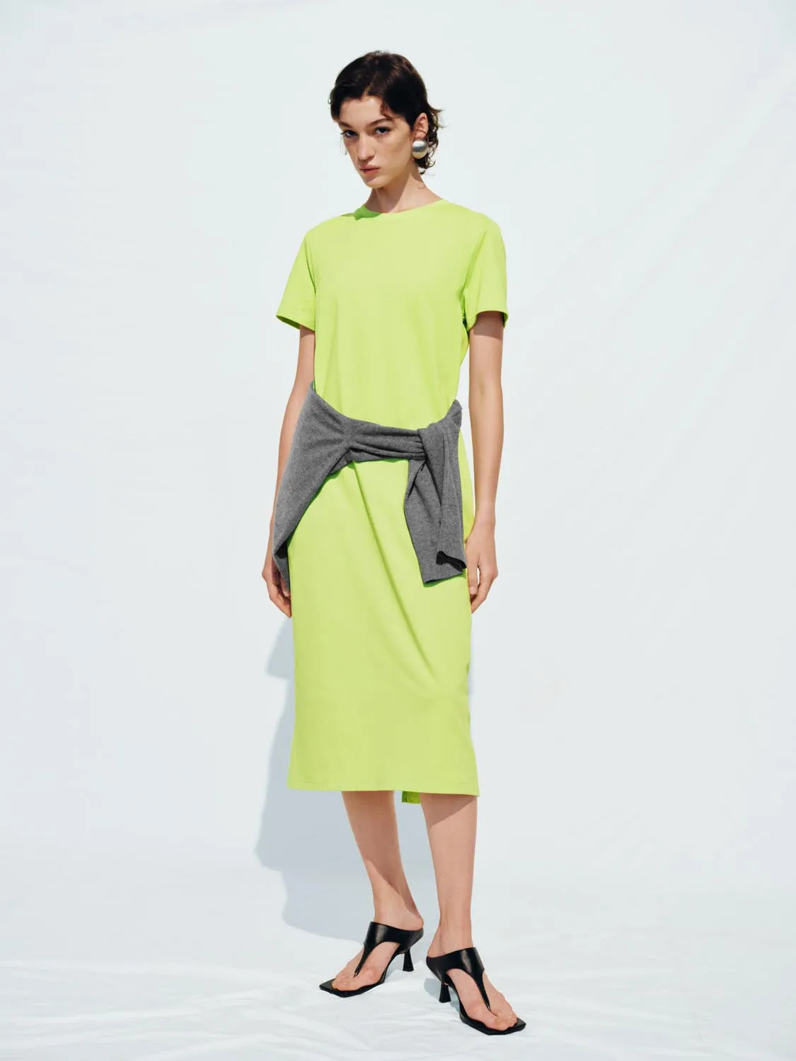 Short Sleeve Balloon Maxi Dresses sold by Urban Revivo product image thumbnail 5