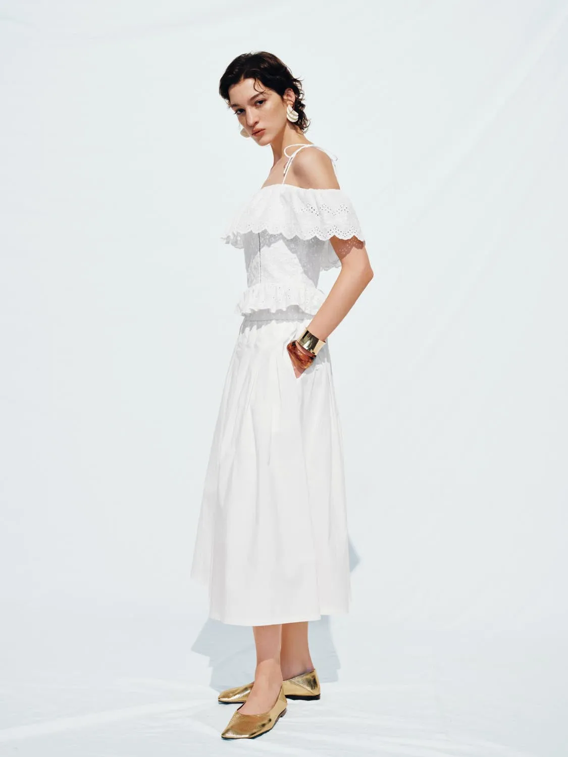 Off Shoulder Peplum Blouses sold by Urban Revivo product image thumbnail 5