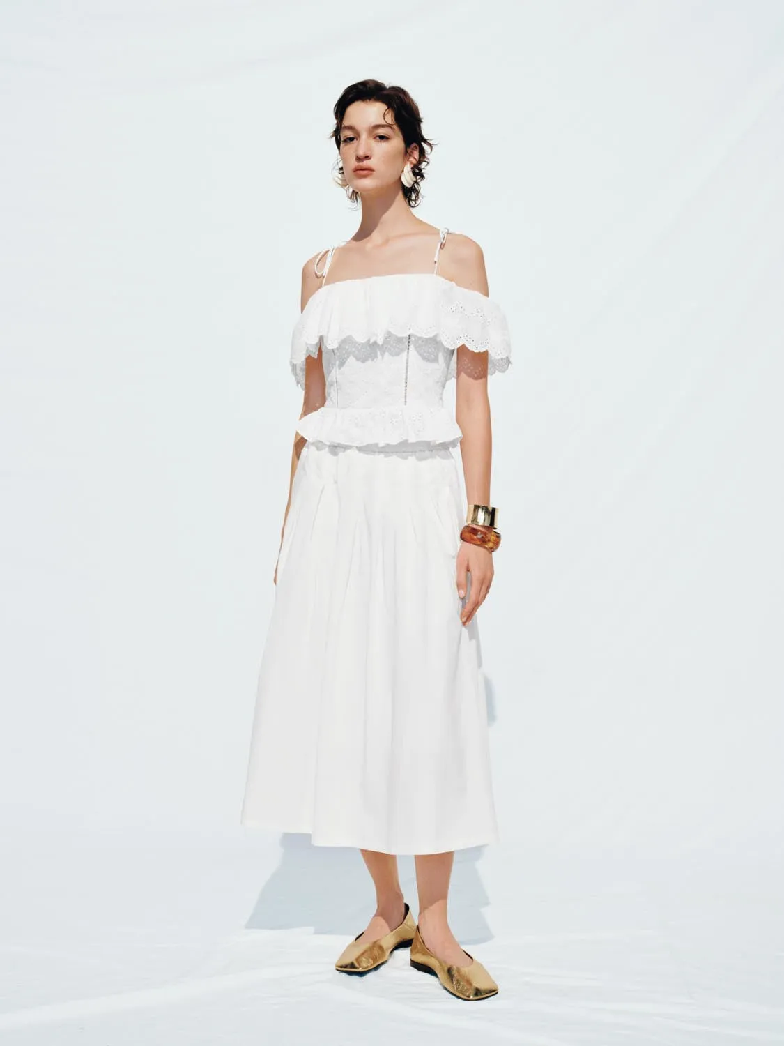 Off Shoulder Peplum Blouses sold by Urban Revivo product image thumbnail 4