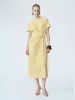 Tie Up A-Line Maxi Dresses sold by Urban Revivo