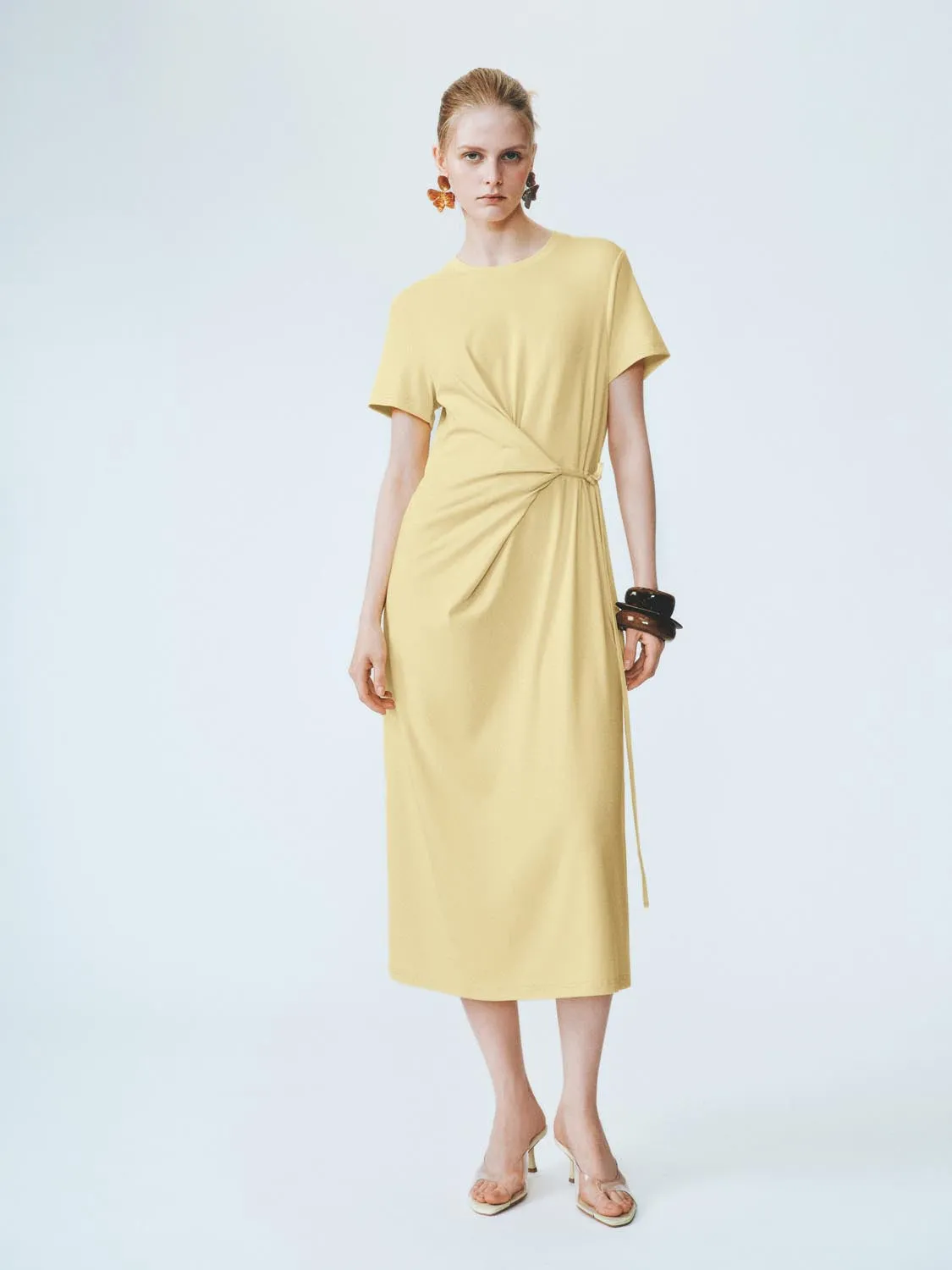 Tie Up A-Line Maxi Dresses sold by Urban Revivo product image thumbnail 5