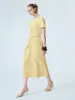 Tie Up A-Line Maxi Dresses sold by Urban Revivo