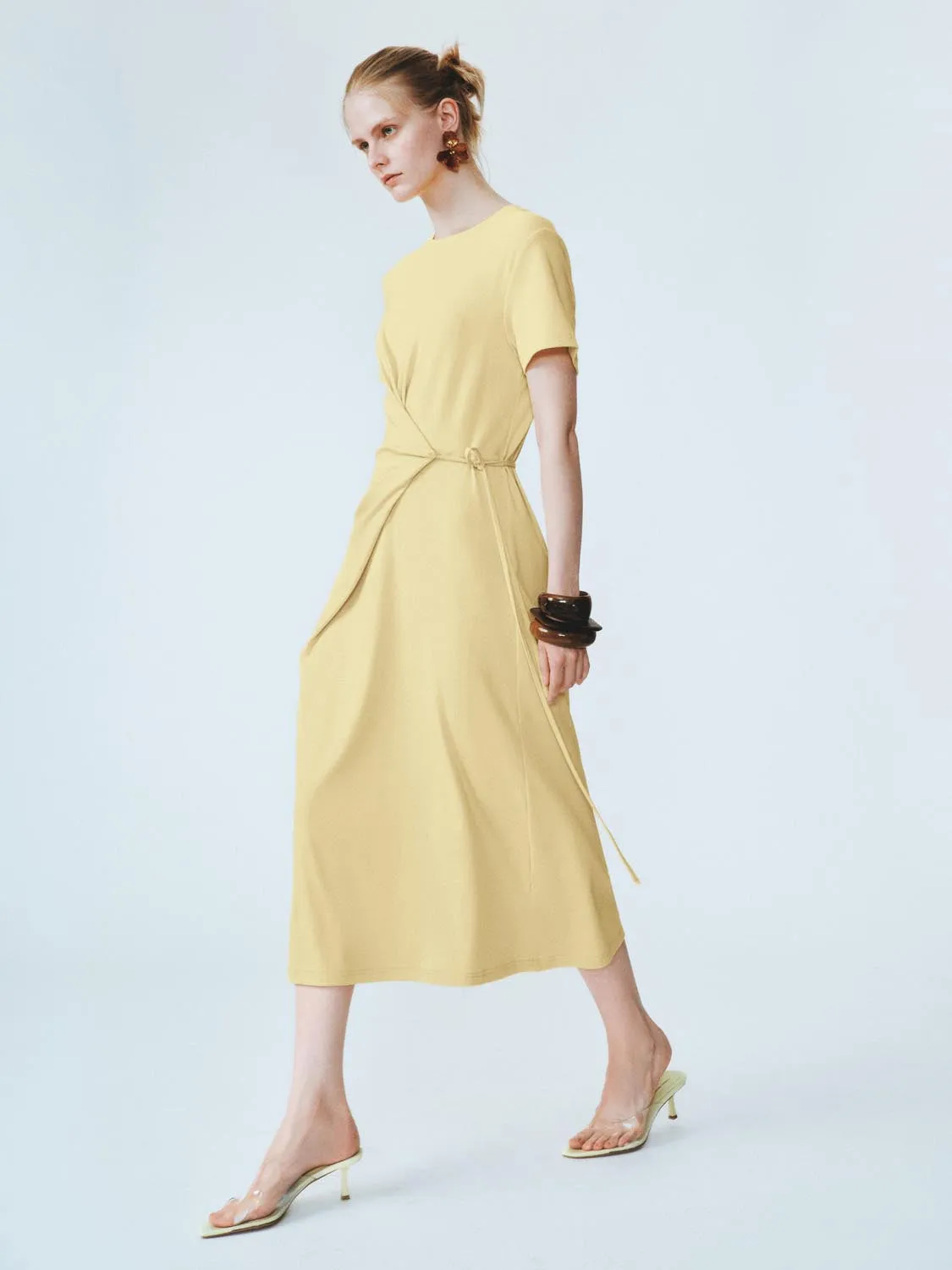 Tie Up A-Line Maxi Dresses sold by Urban Revivo product image thumbnail 4